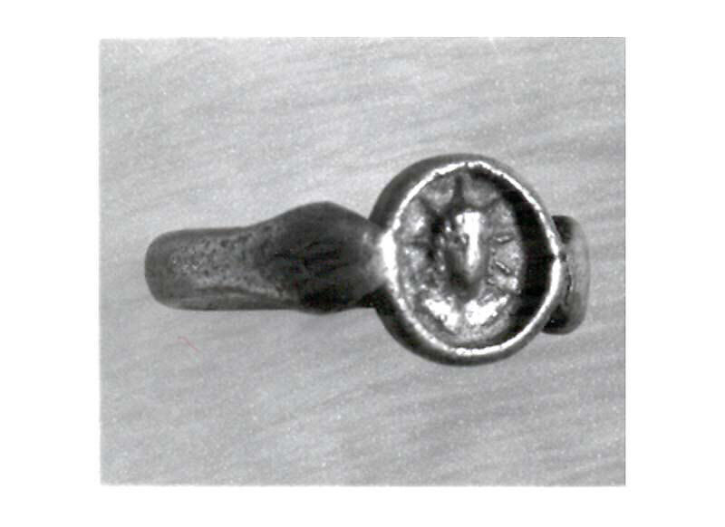 Finger ring, Silver, Parthian 