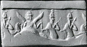 Cylinder seal, Hematite 