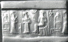 Cylinder seal, Hematite, Isin-Larsa 