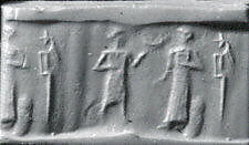 Cylinder seal, Hematite, Babylonian 