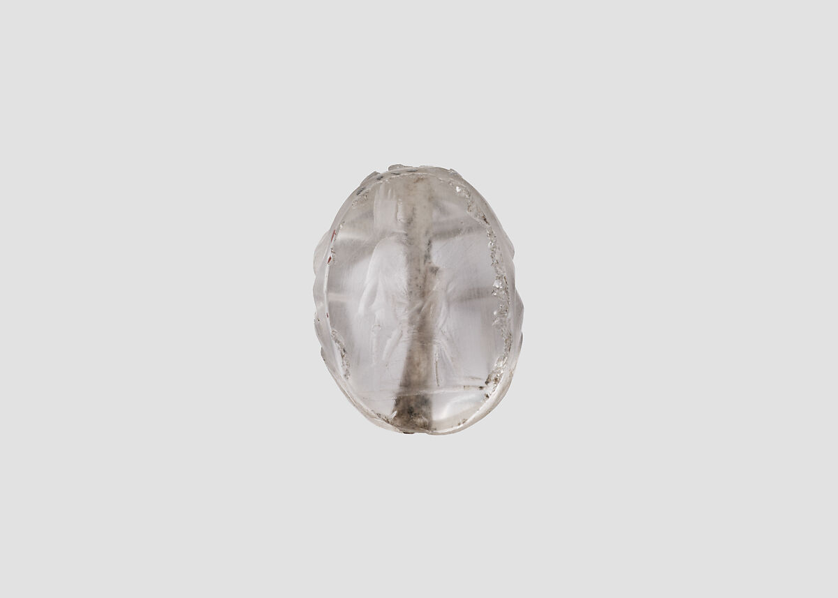 Scarab seal, Rock crystal
