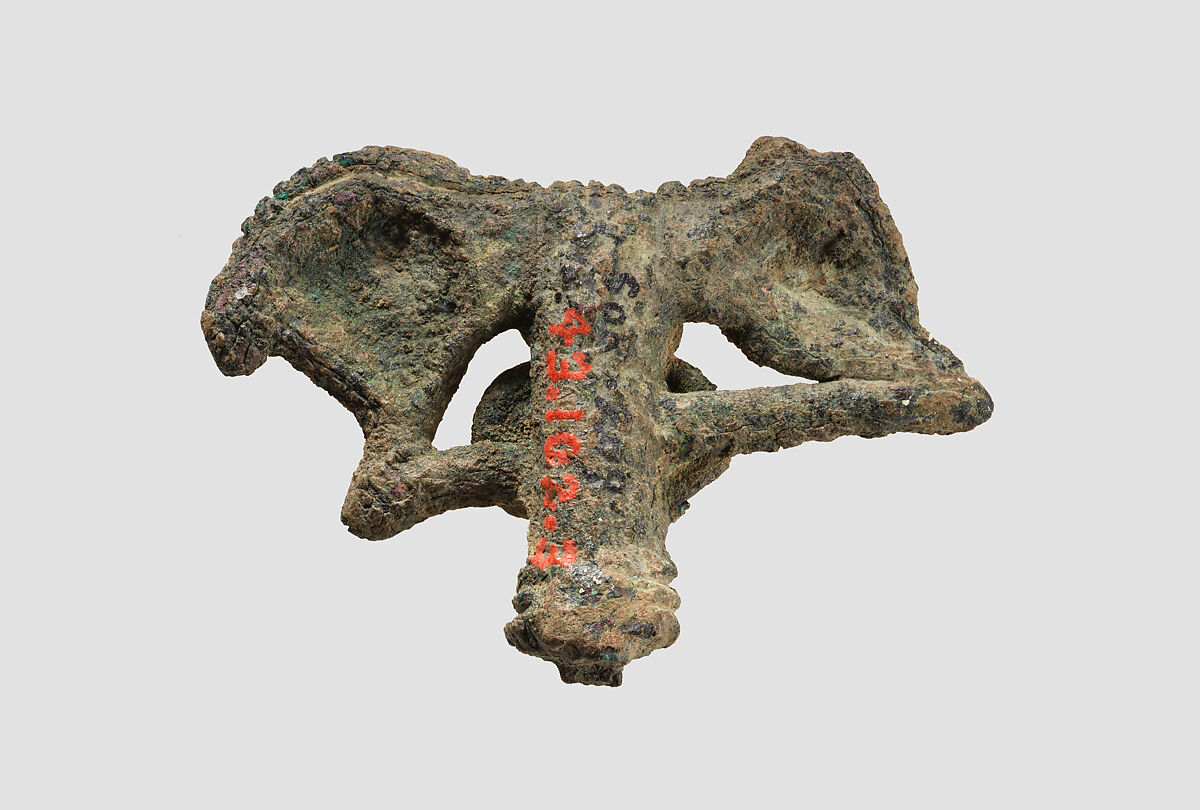 Head of pin, Bronze, Iran