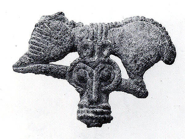 Head of pin, Bronze, Iran 