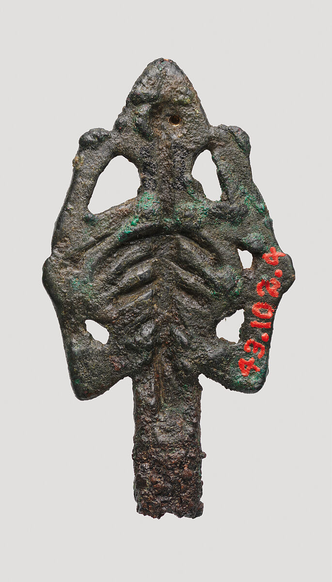 Head of pin, Bronze, Iran