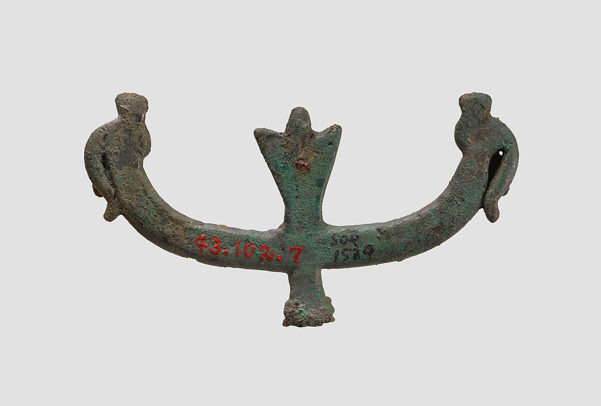 Head of pin, Bronze, Iran