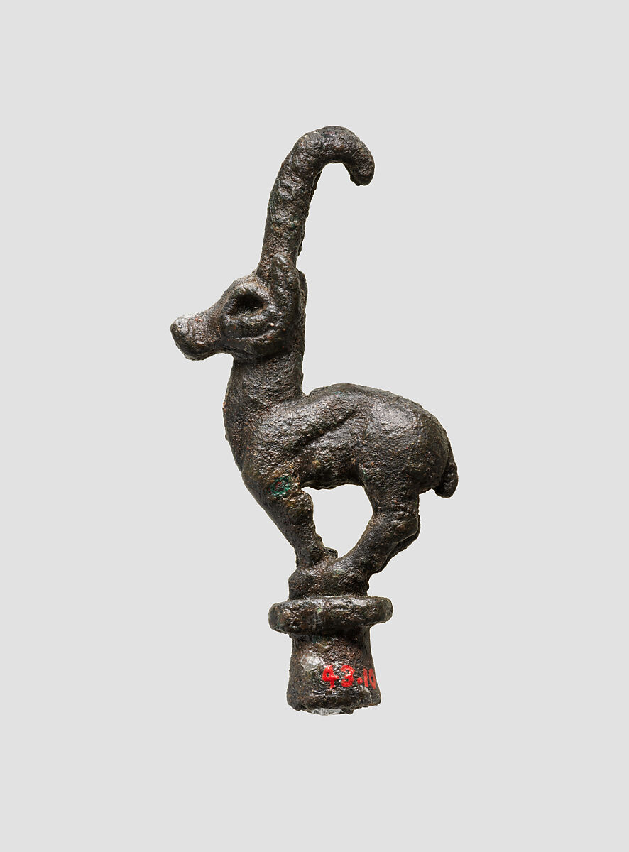 Head of pin, Bronze, Iran 