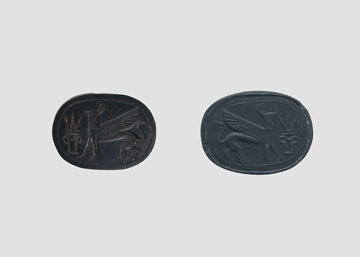 Stamp seal (scarab) with monster
