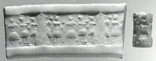 Cylinder seal, Steatite or chlorite 