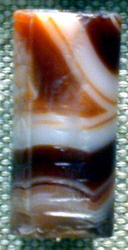 Cylinder seal and modern impression: suppliant goddess, Agate, Babylonian or Kassite