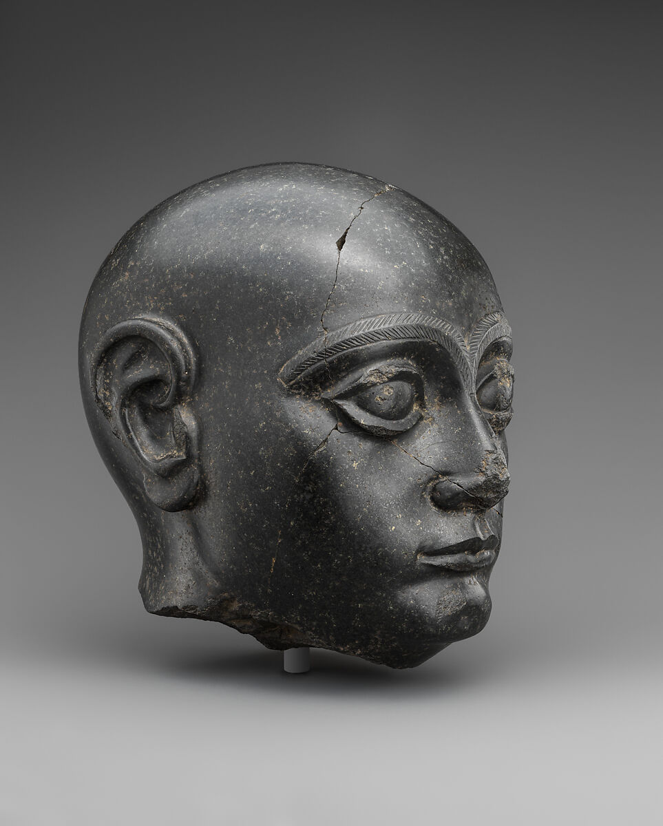 Head of Gudea, Diorite, Neo-Sumerian