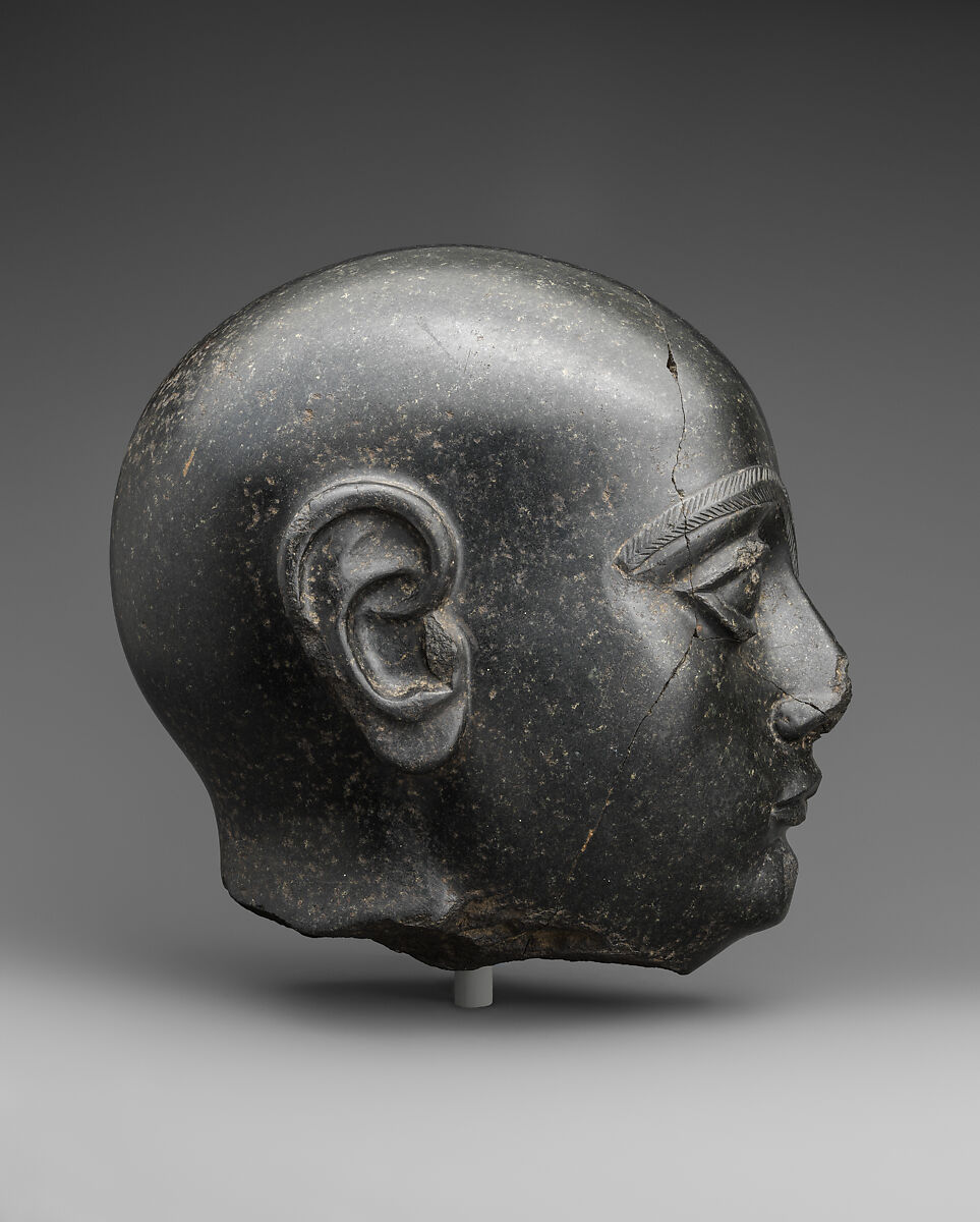 Head of Gudea, Diorite, Neo-Sumerian