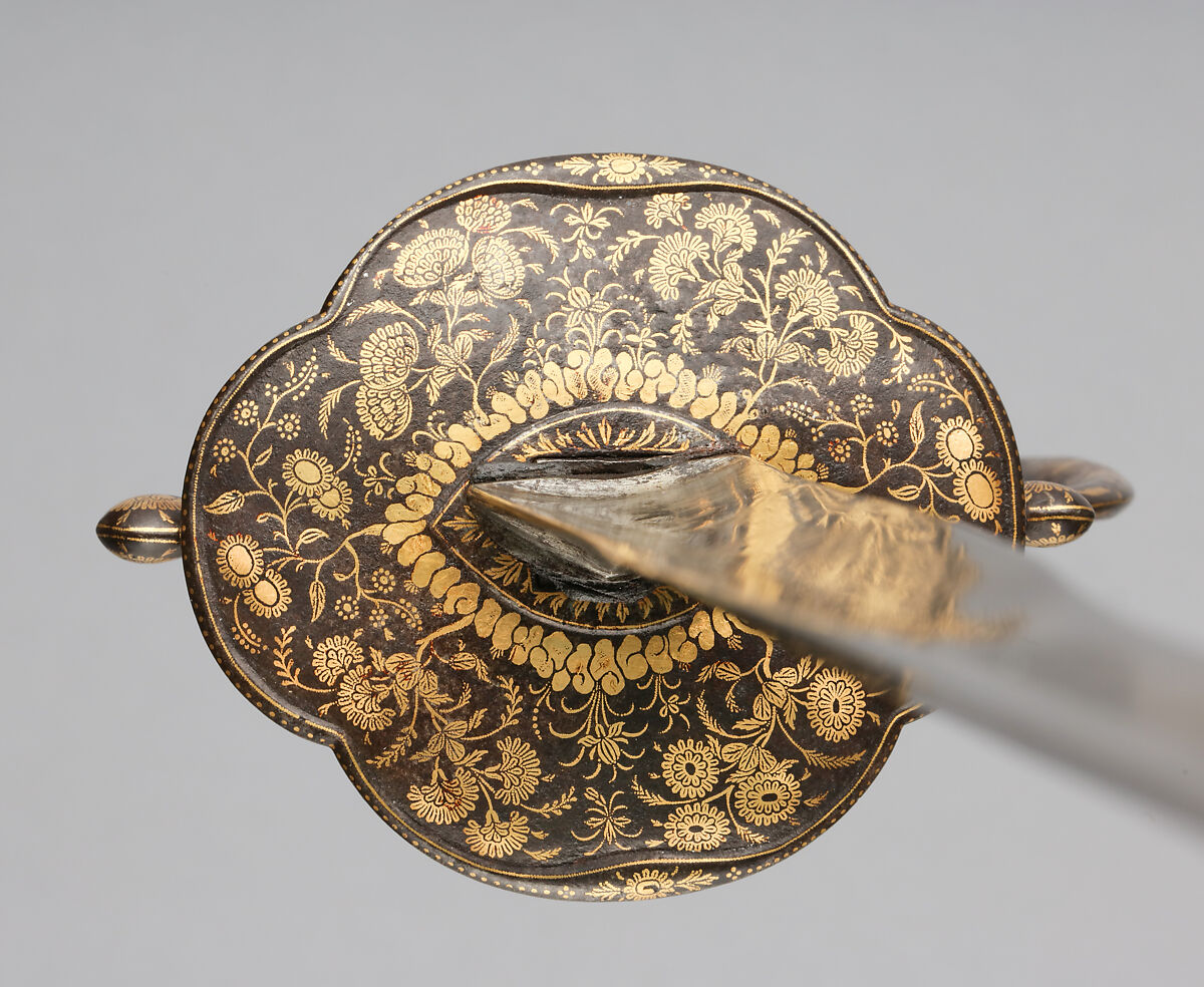 Smallsword, Steel, gold, silver, hilt, possibly India; blade, possibly European