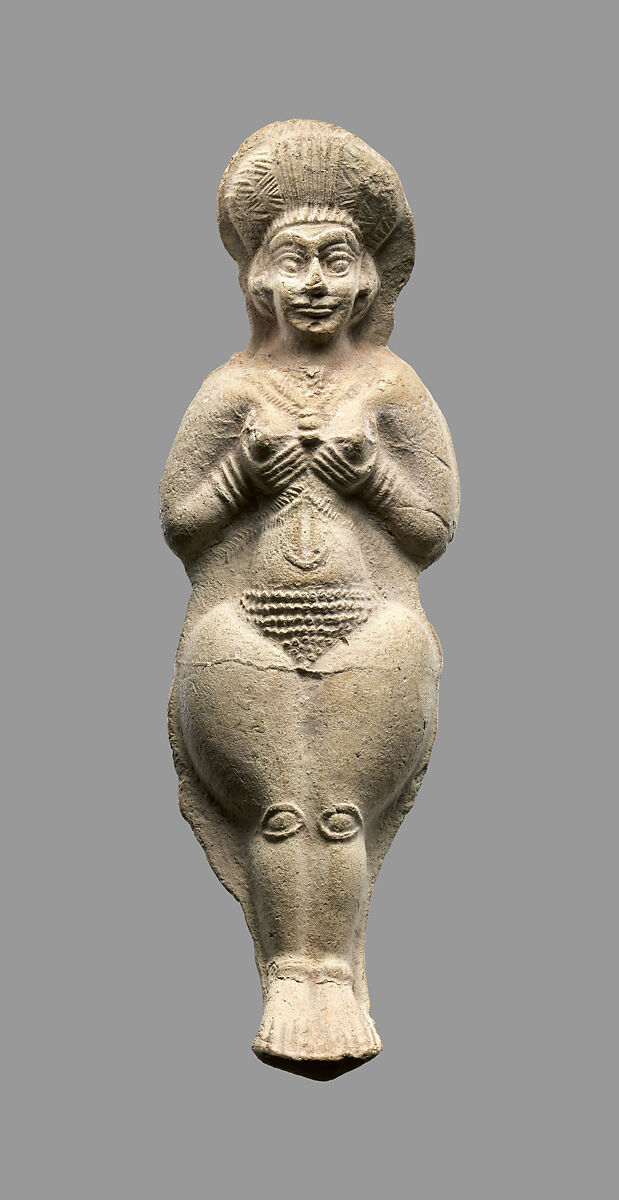 Female figure, Ceramic, Elamite 