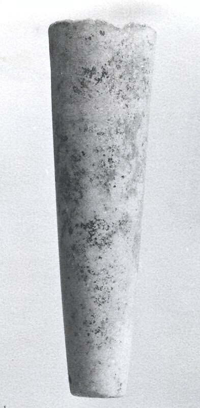 Bud vase, Limestone, hard 