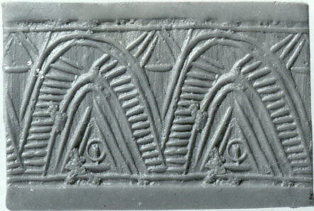 Cylinder seal, Steatite, glaze 