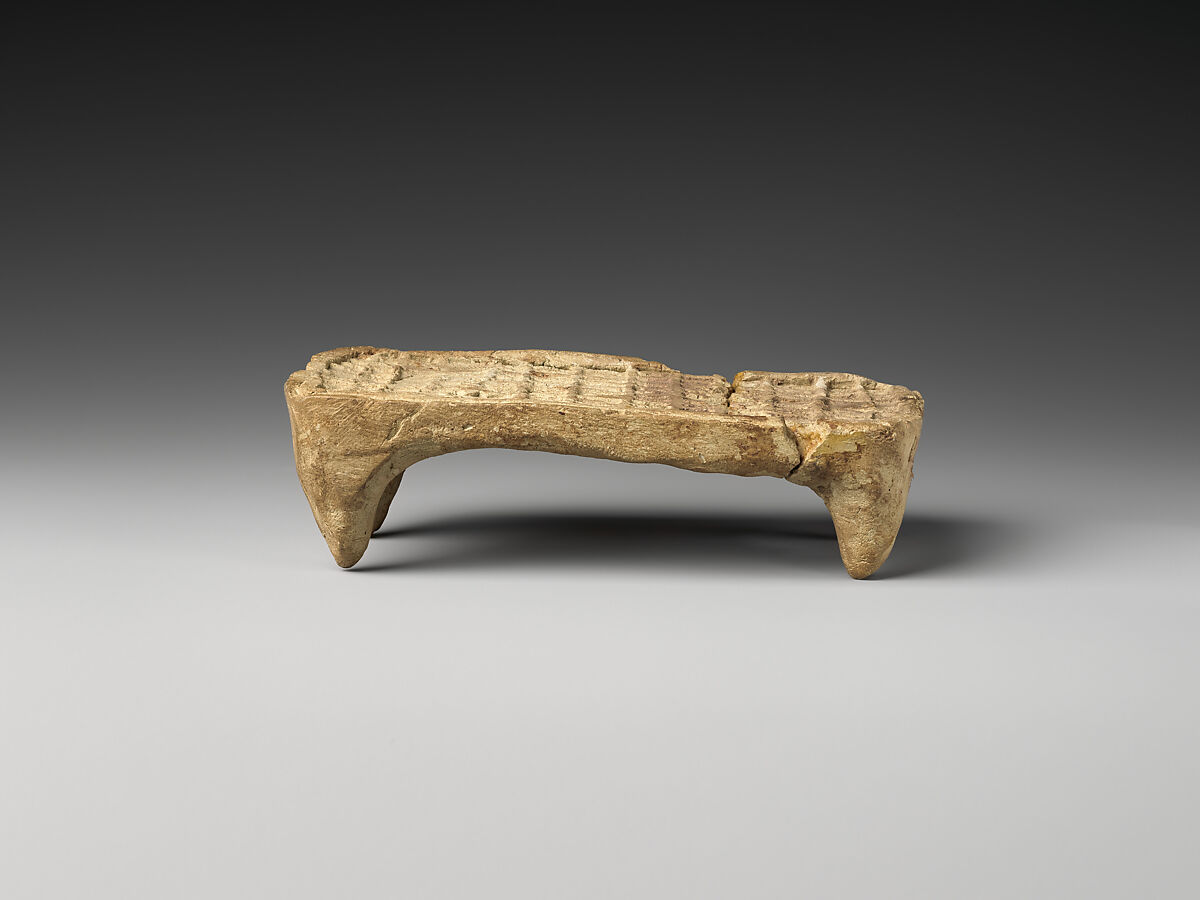Bed model, Ceramic, Isin-Larsa–Old Babylonian