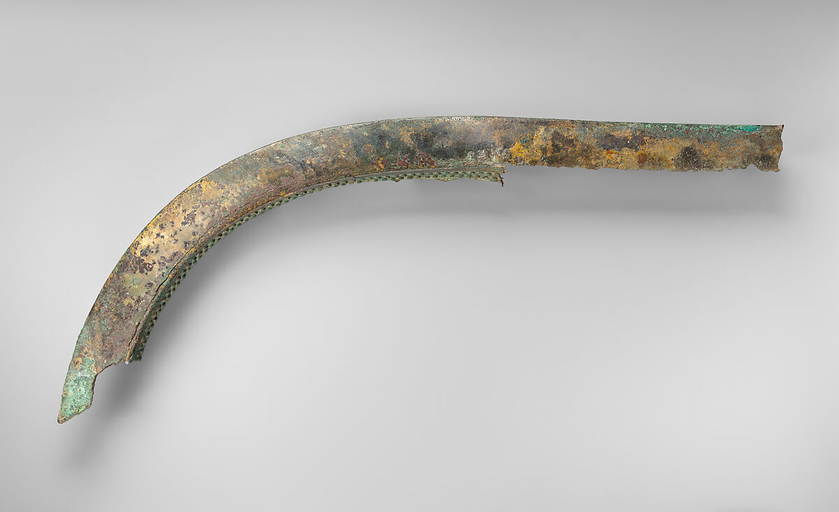 Fragments of a coffin, Bronze, Assyrian