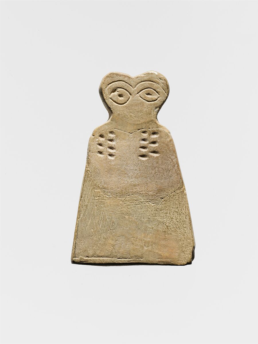 Eye idol | Middle Uruk | The Metropolitan Museum of Art