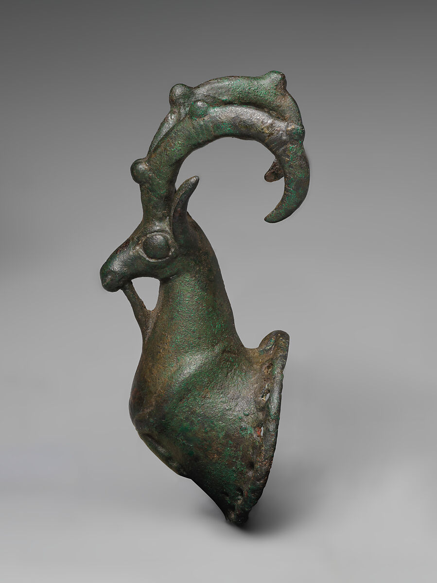 Forepart of an ibex, Bronze, Iran