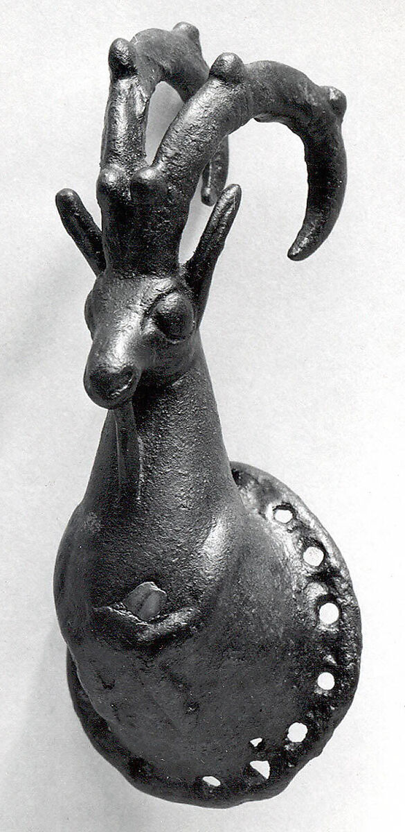 Forepart of an ibex, Bronze, Iran 