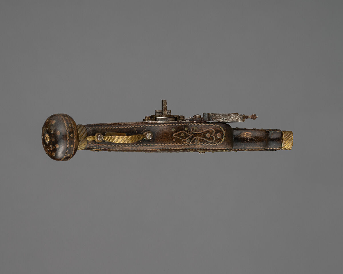 Model of Pair of Wheellock Pistols, German