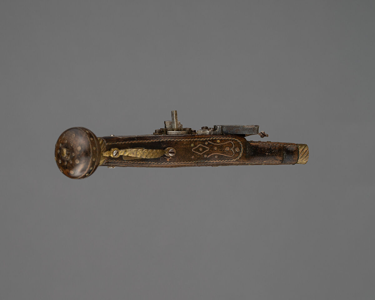 Model of Pair of Wheellock Pistols, German