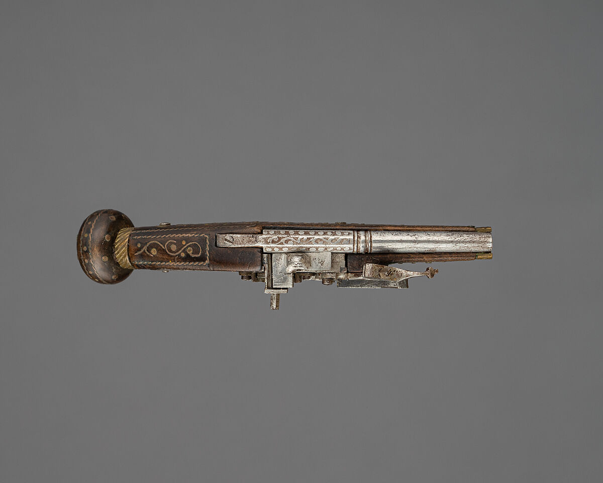 Model of Pair of Wheellock Pistols, German