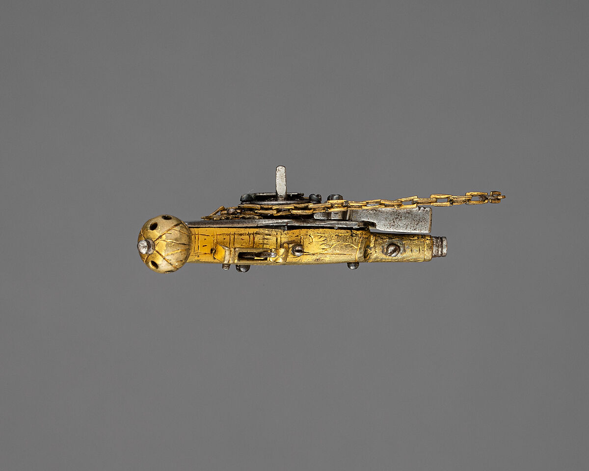 Model of Wheellock Pistol, Steel, German