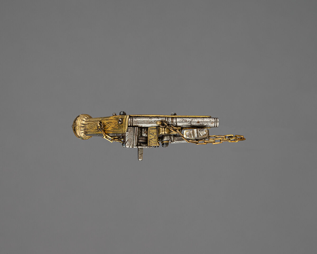 Model of Wheellock Pistol, Steel, German