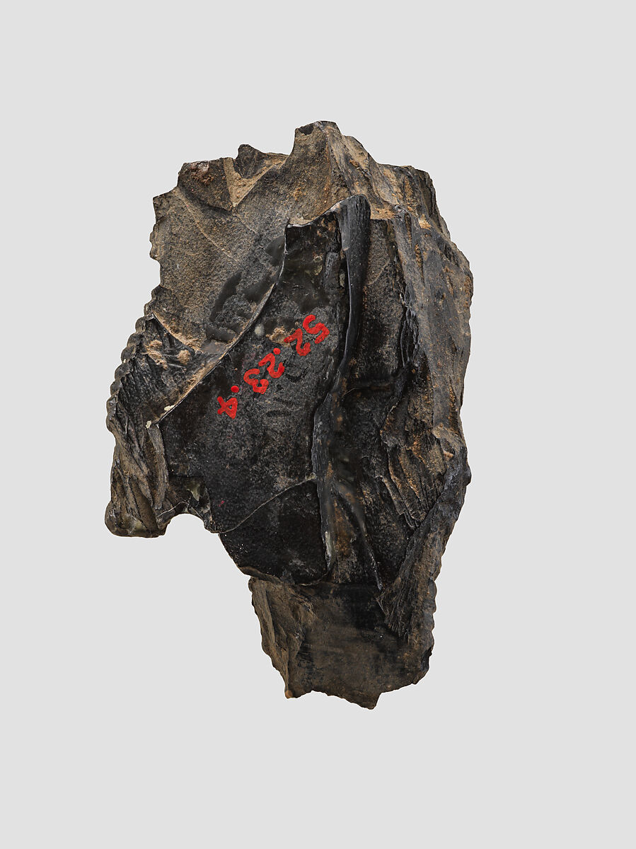 Head of a male figure, Ivory, Assyrian