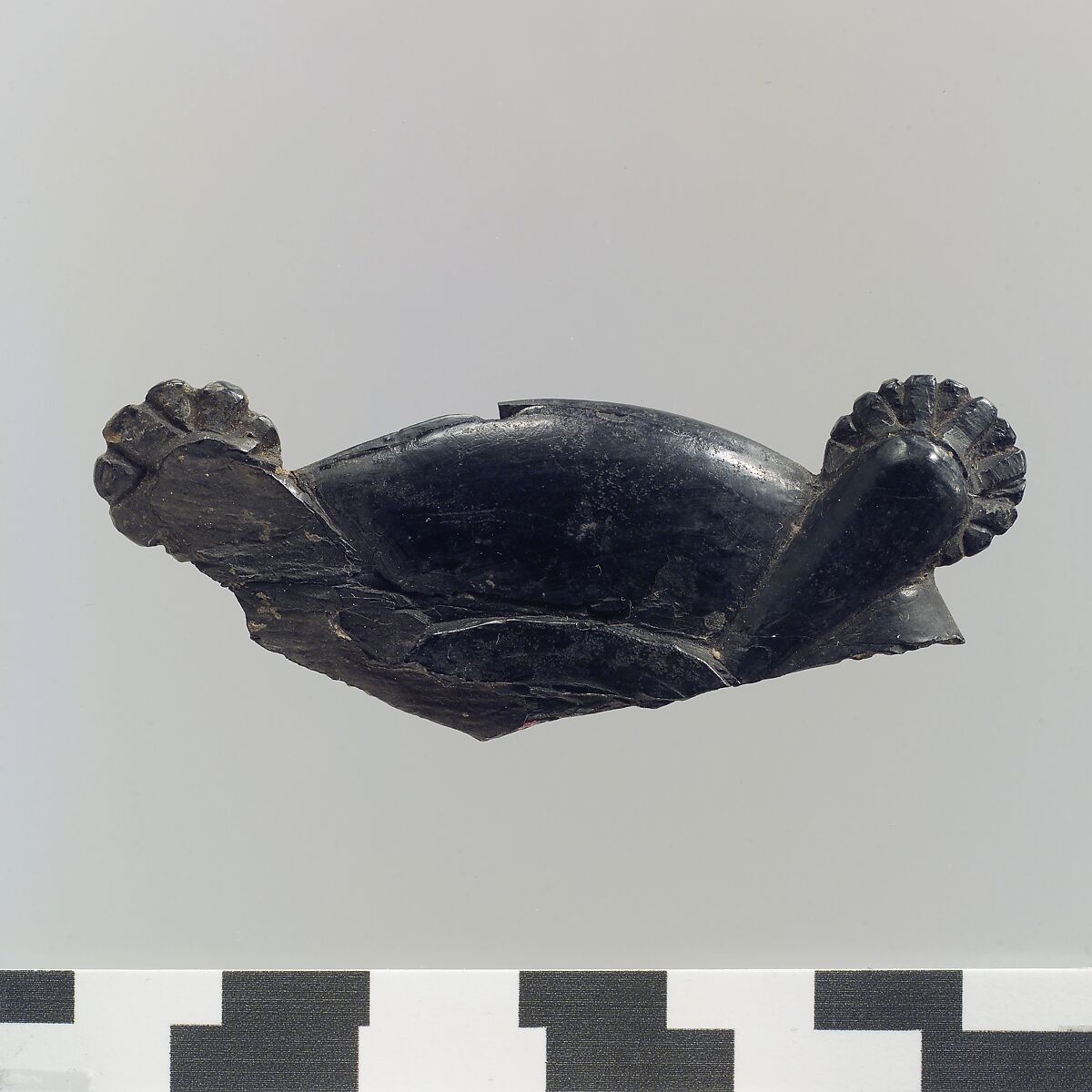 Lid fragment, Ivory, Assyrian