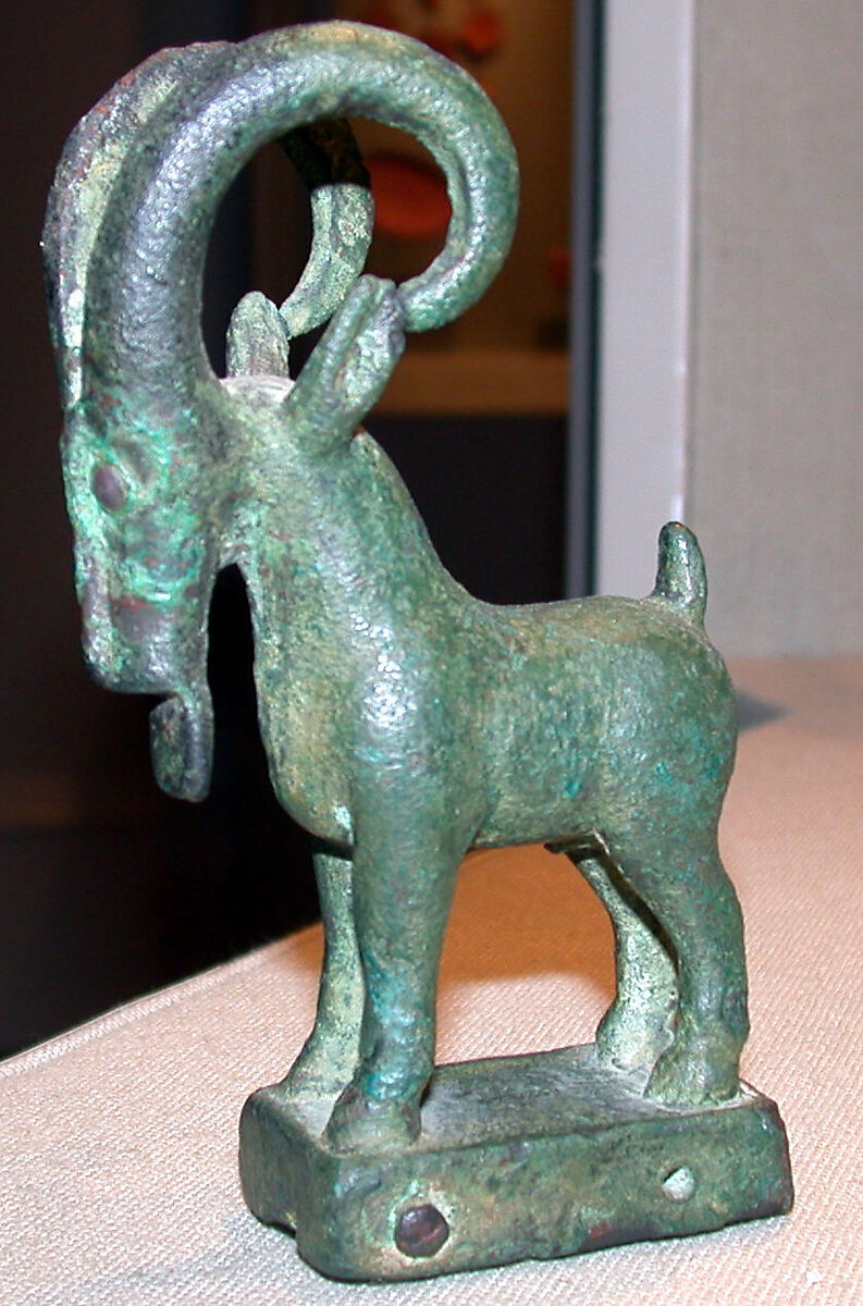 Figure of ibex, Bronze 