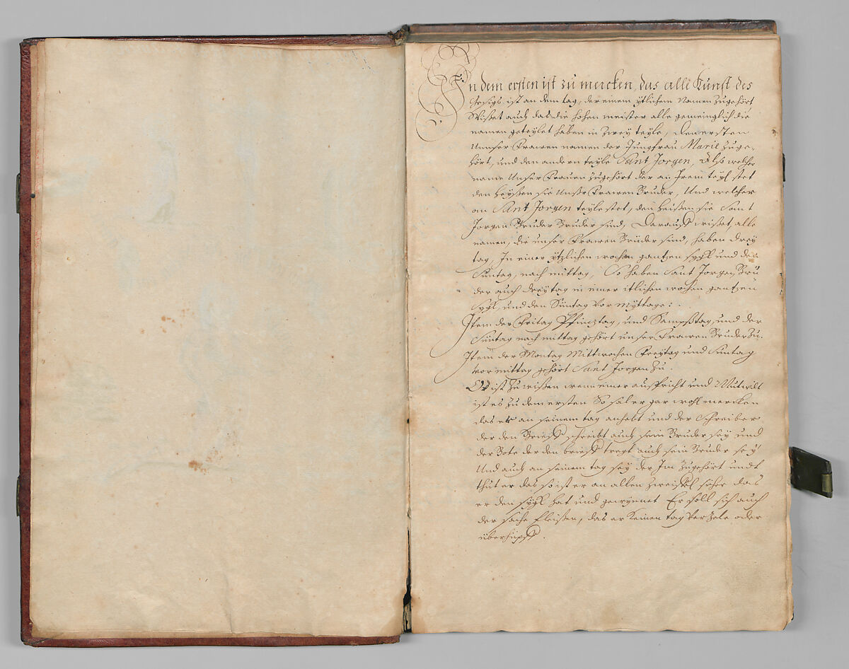 Fencing Book (Fechtbuch), Hans Talhoffer (German, recorded 1435–82), Leather, brass, German