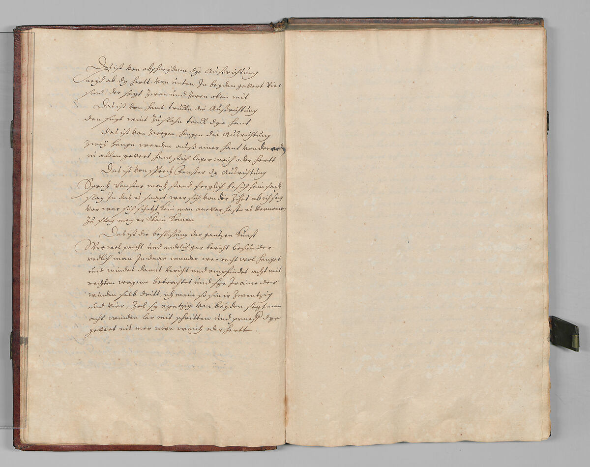 Fencing Book (Fechtbuch), Hans Talhoffer (German, recorded 1435–82), Leather, brass, German