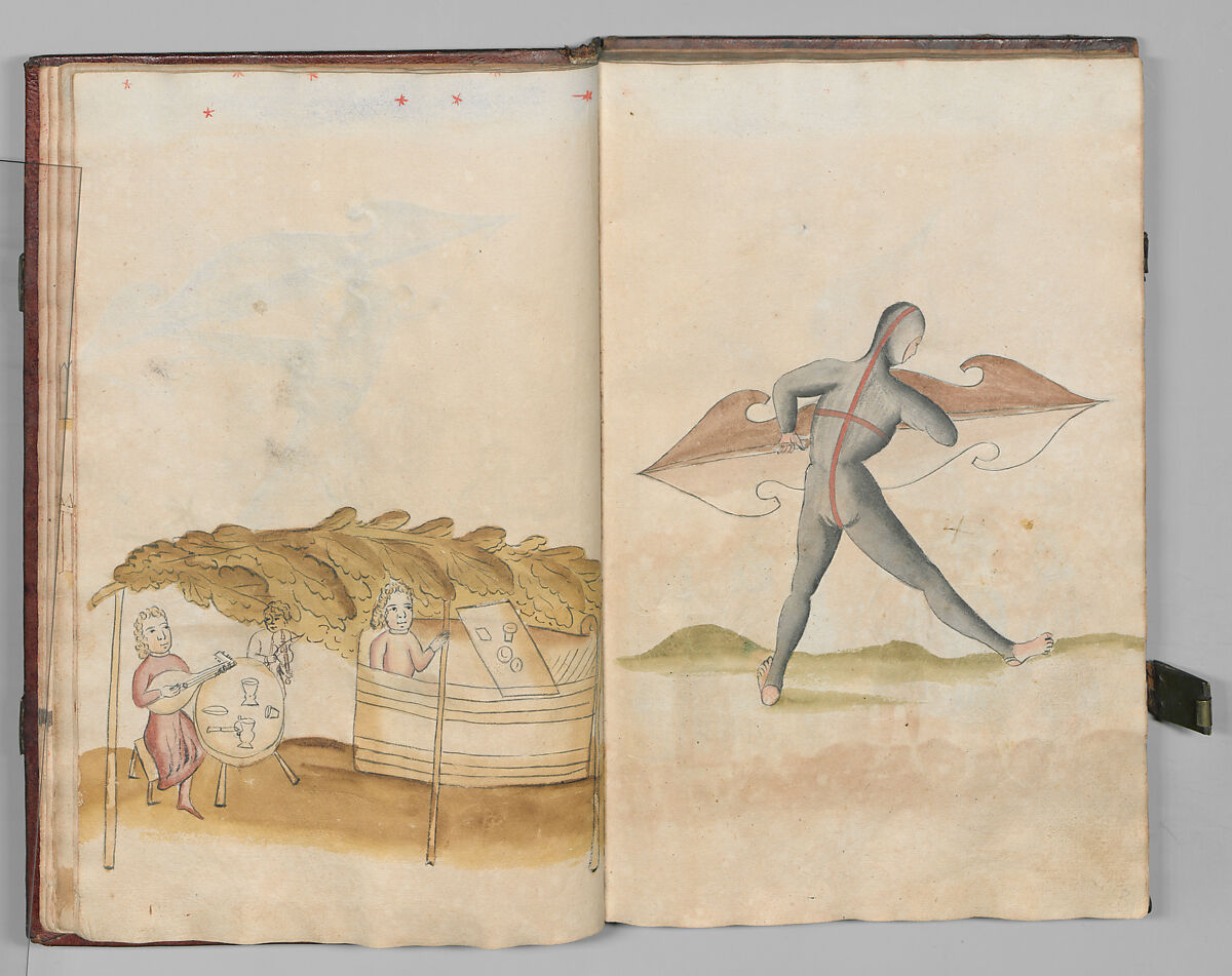 Fencing Book (Fechtbuch), Hans Talhoffer (German, recorded 1435–82), Leather, brass, German