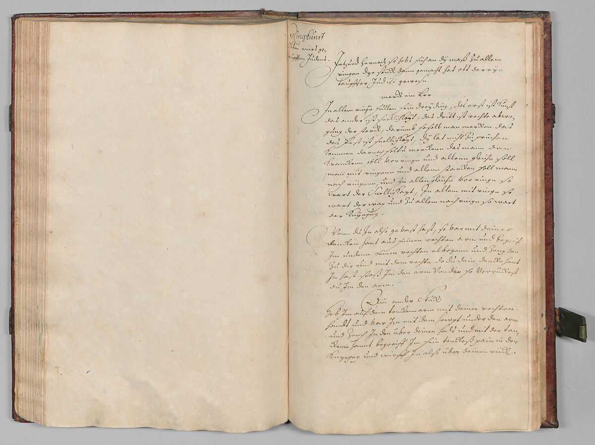 Fencing Book (Fechtbuch), Hans Talhoffer (German, recorded 1435–82), Leather, brass, German