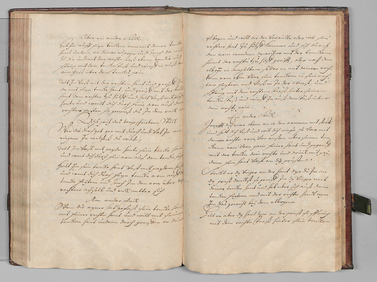 Fencing Book (Fechtbuch), Hans Talhoffer (German, recorded 1435–82), Leather, brass, German