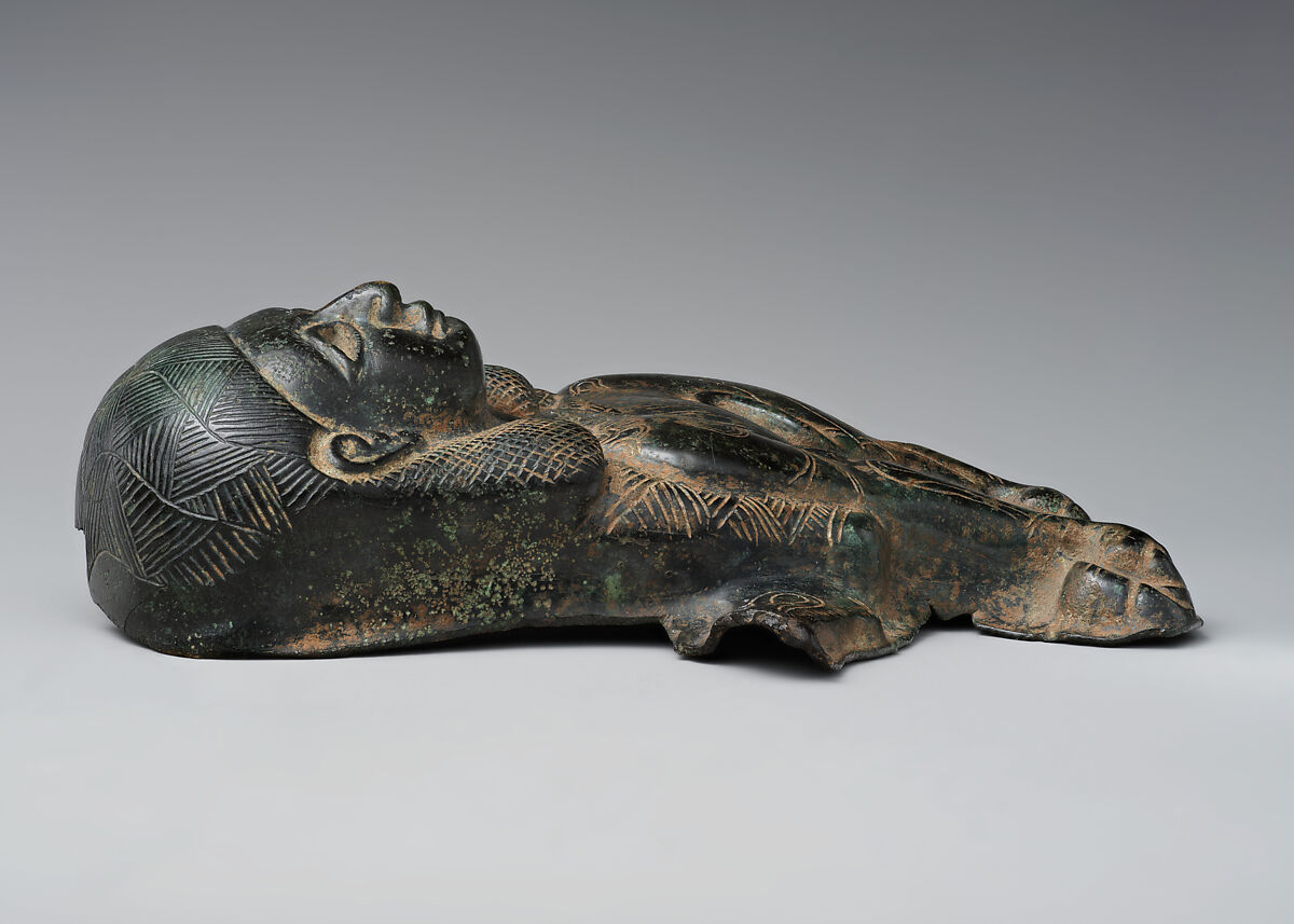 Plaque in the form of a sphinx, Bronze