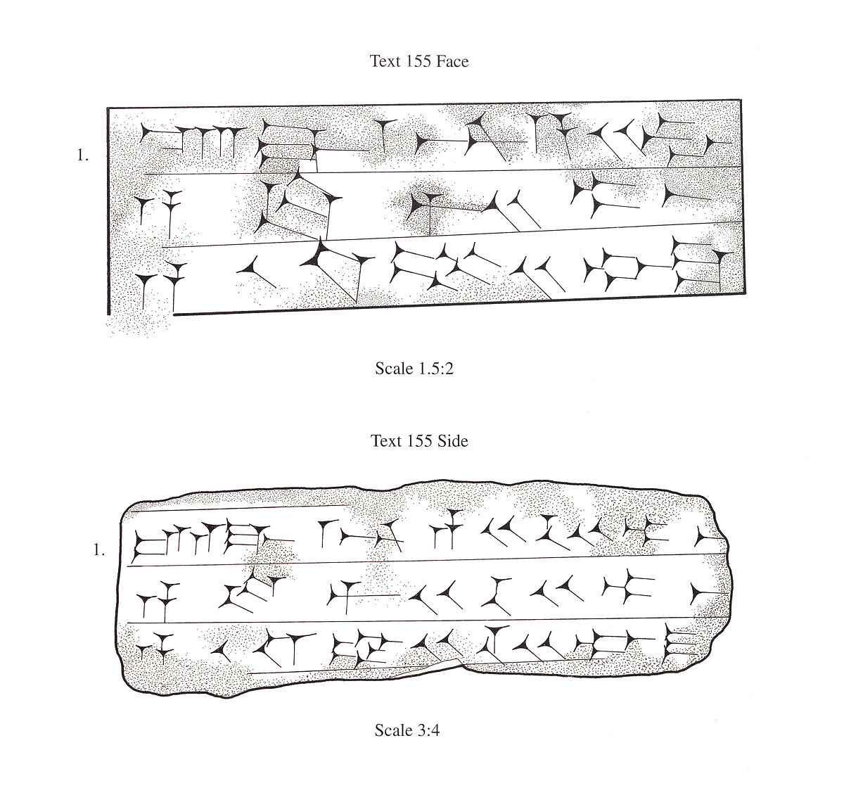 Brick with inscription of Ashurnasirpal II, Ceramic, Assyrian