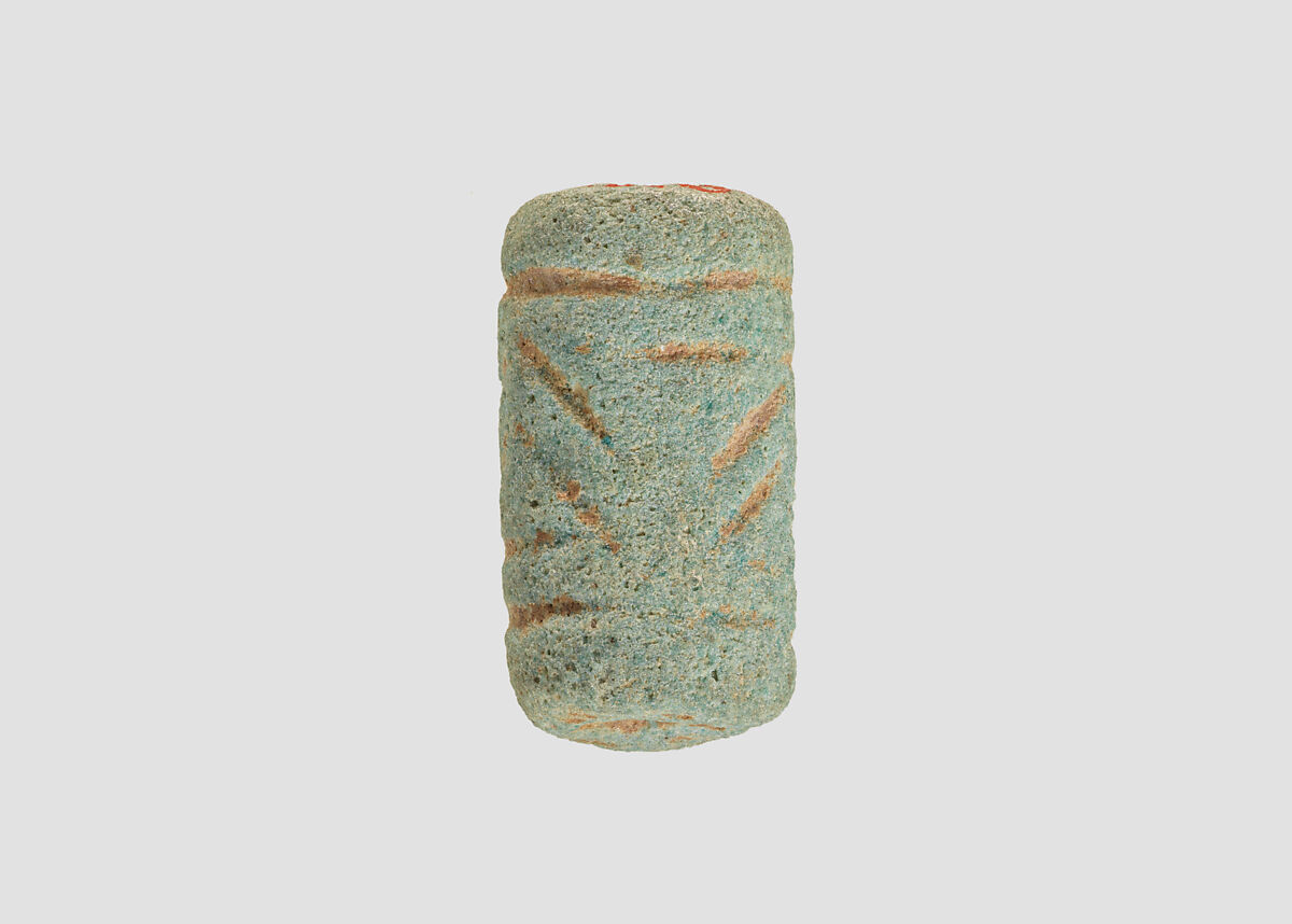 Cylinder seal, Faience, Mitanni