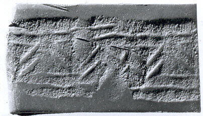 Cylinder seal, Faience, Mitanni 