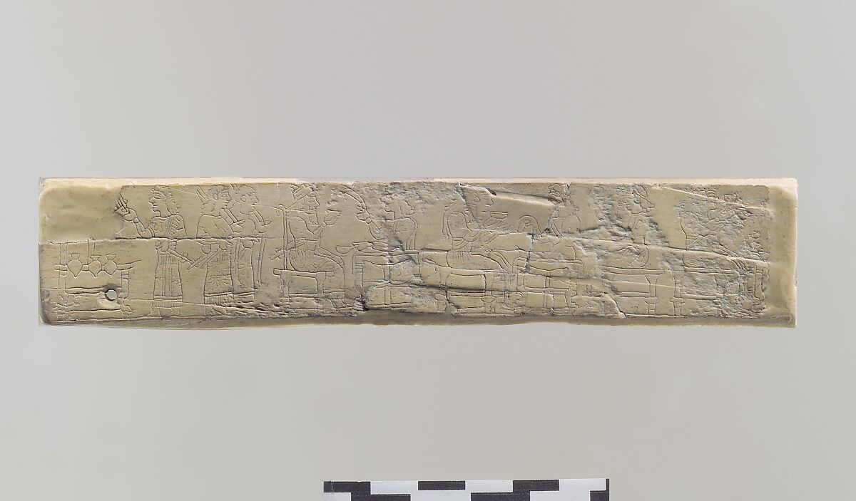 Plaque, Ivory, Assyrian 