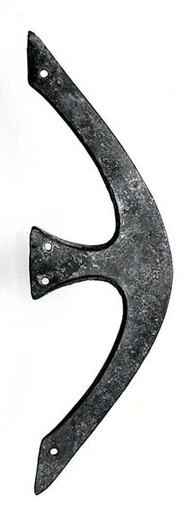 Crescent-shaped axe head, Bronze, Hattian 
