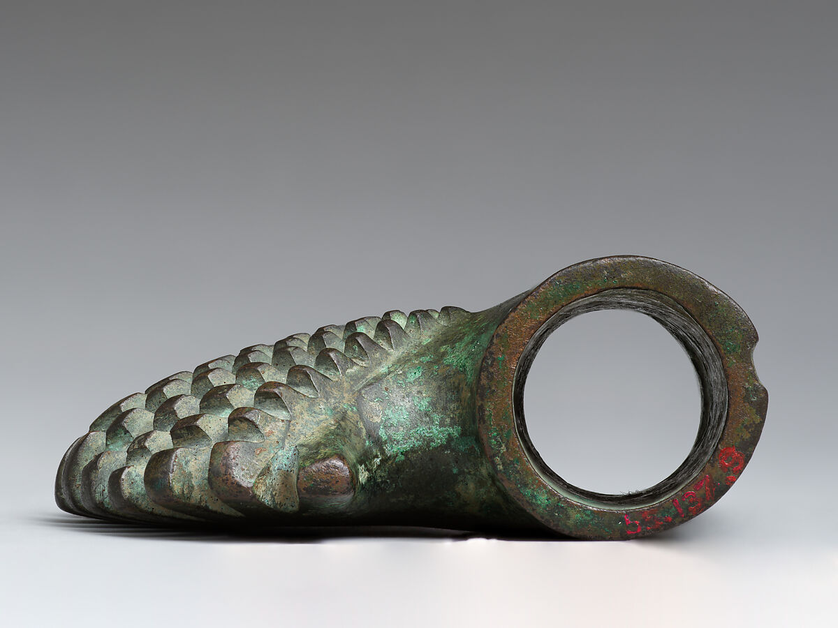 Axe or mace head, Bronze, Hattian