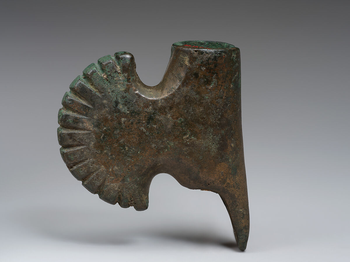 Axe or mace head, Bronze, Hattian