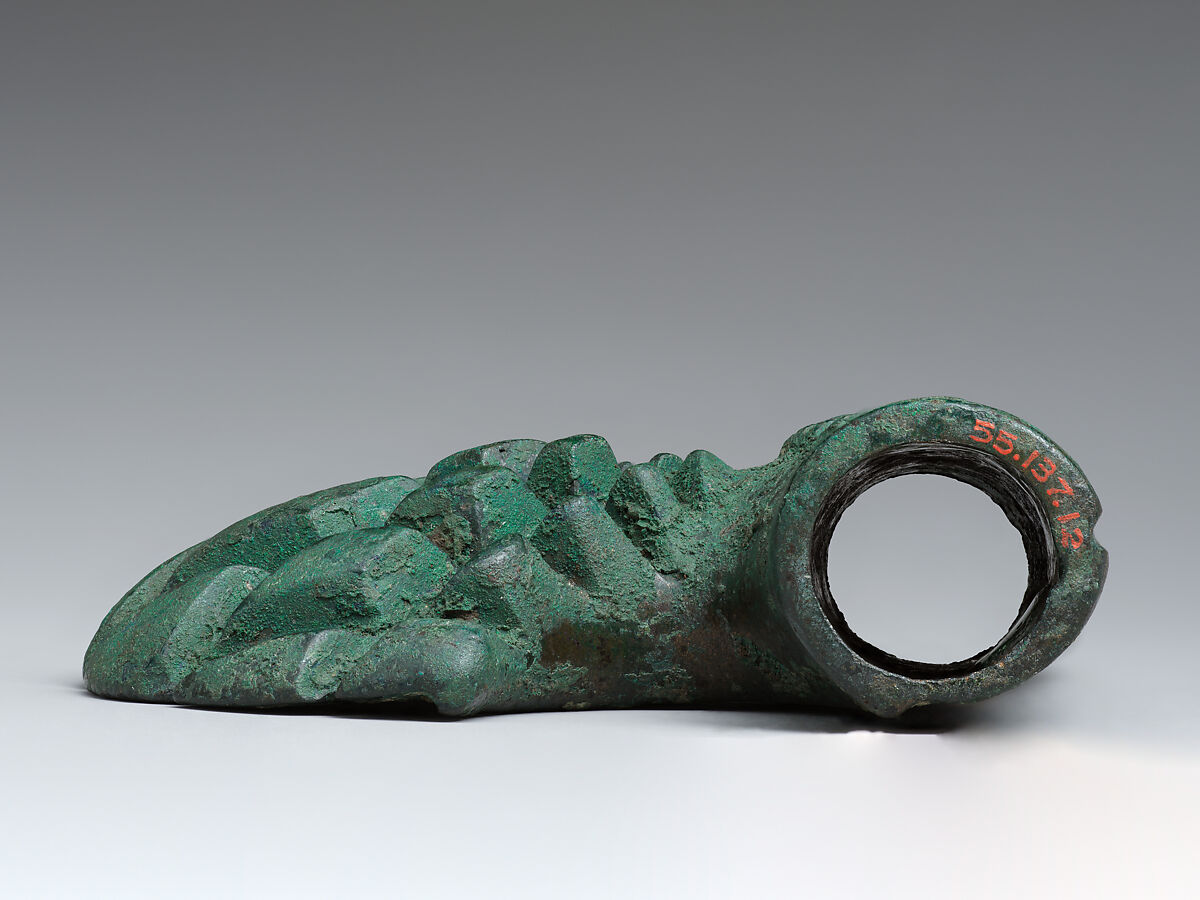Axe or mace head, Bronze, Hattian