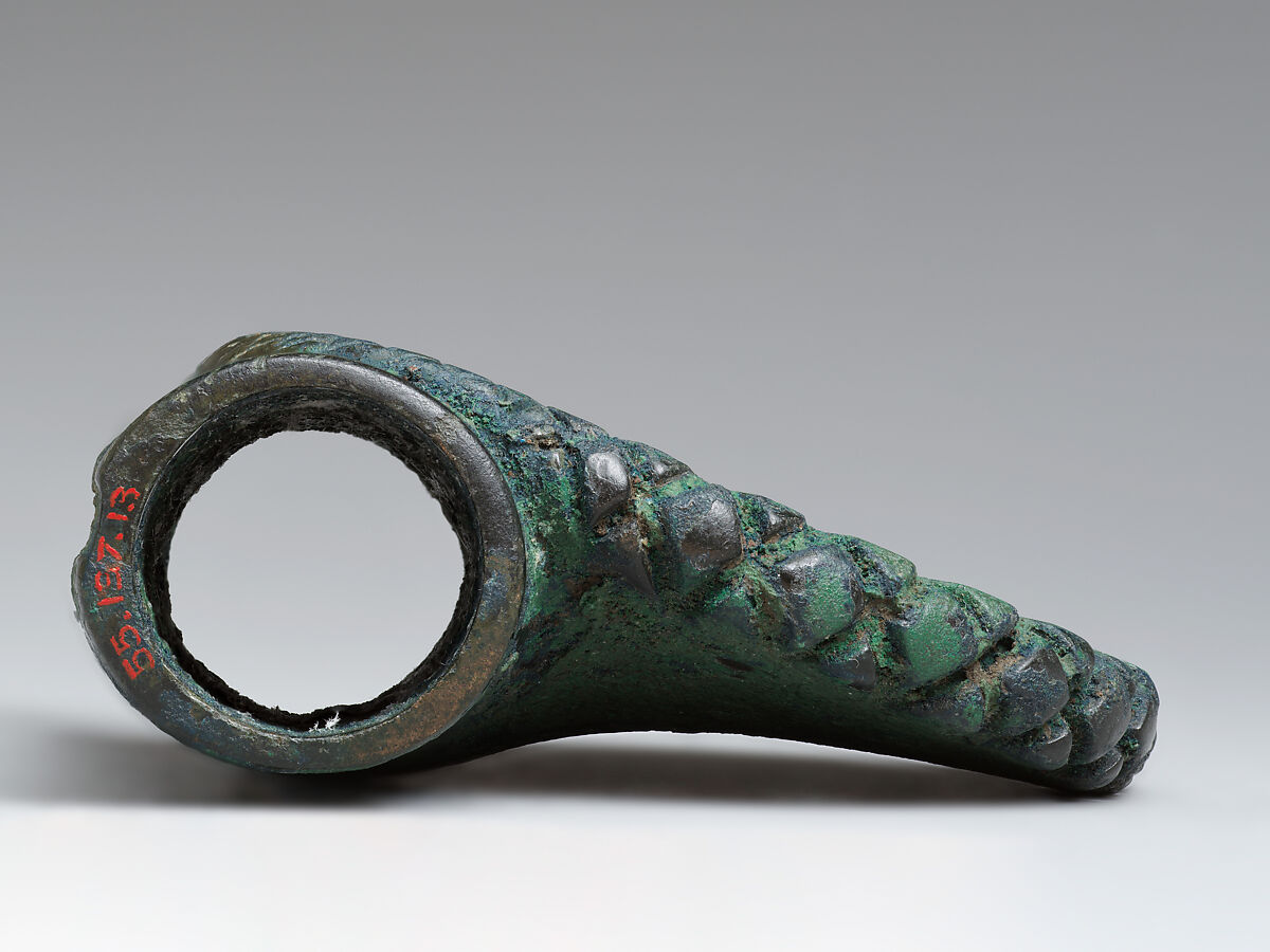 Axe or mace head, Bronze, Hattian