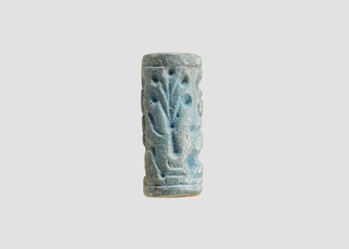 Cylinder seal, Faience, Mitanni