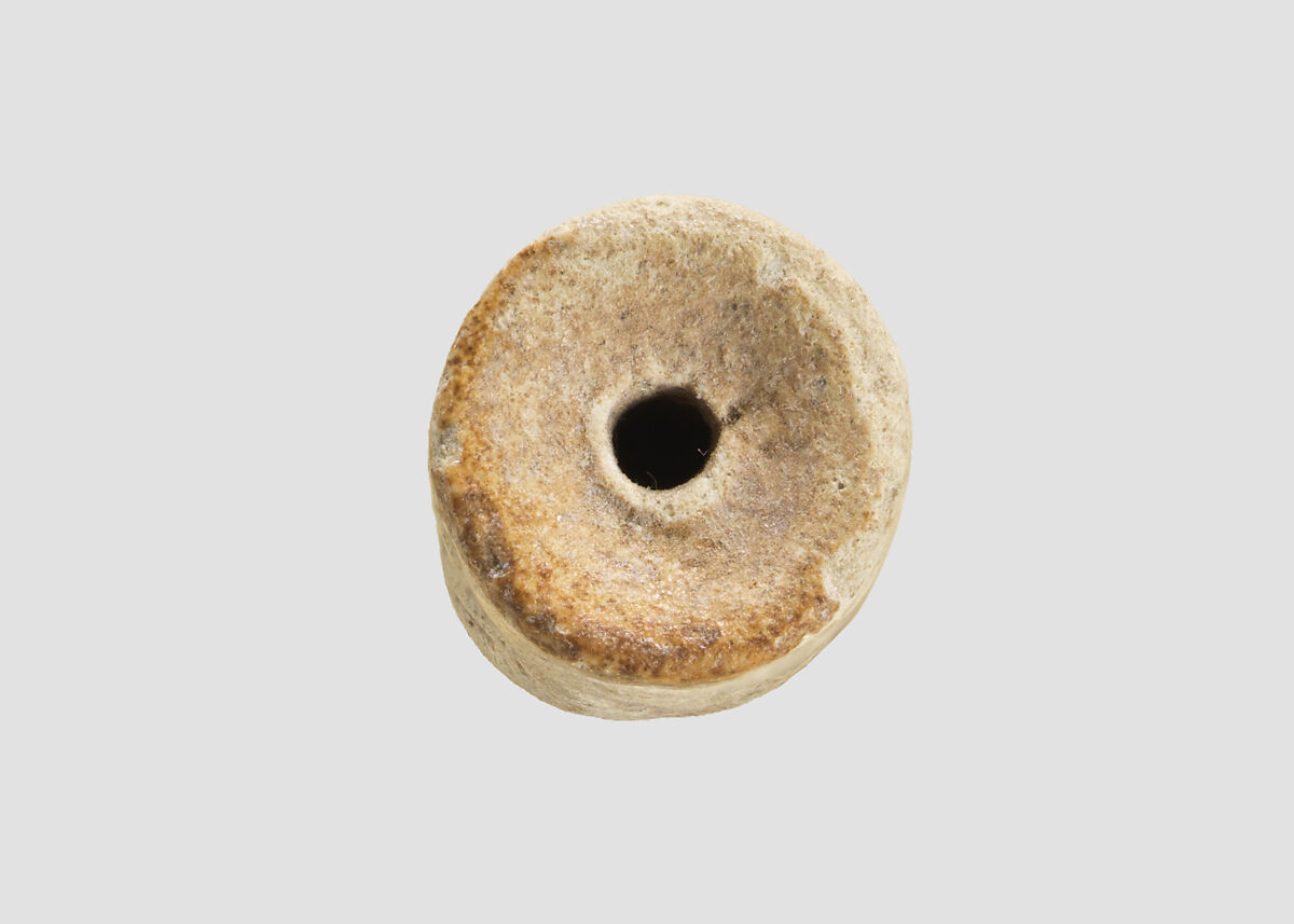 Cylinder seal with two-figure contest scene, Faience, Assyro-Babylonian