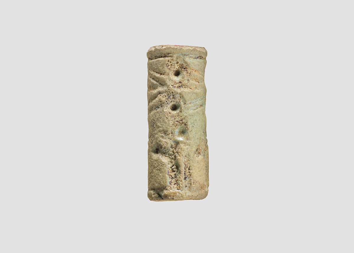 Cylinder seal, Faience, Mitanni
